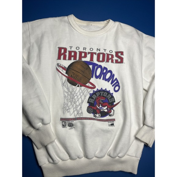 Vintage Toronto Raptors 1994 Sweatshirt‎ NBA Sweater Basketball size L-XL - Picture 1 of 10